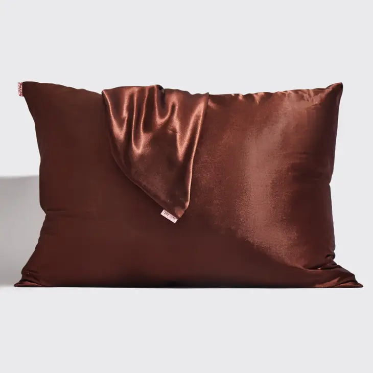 Kitsch Satin Pillowcase Chocolate