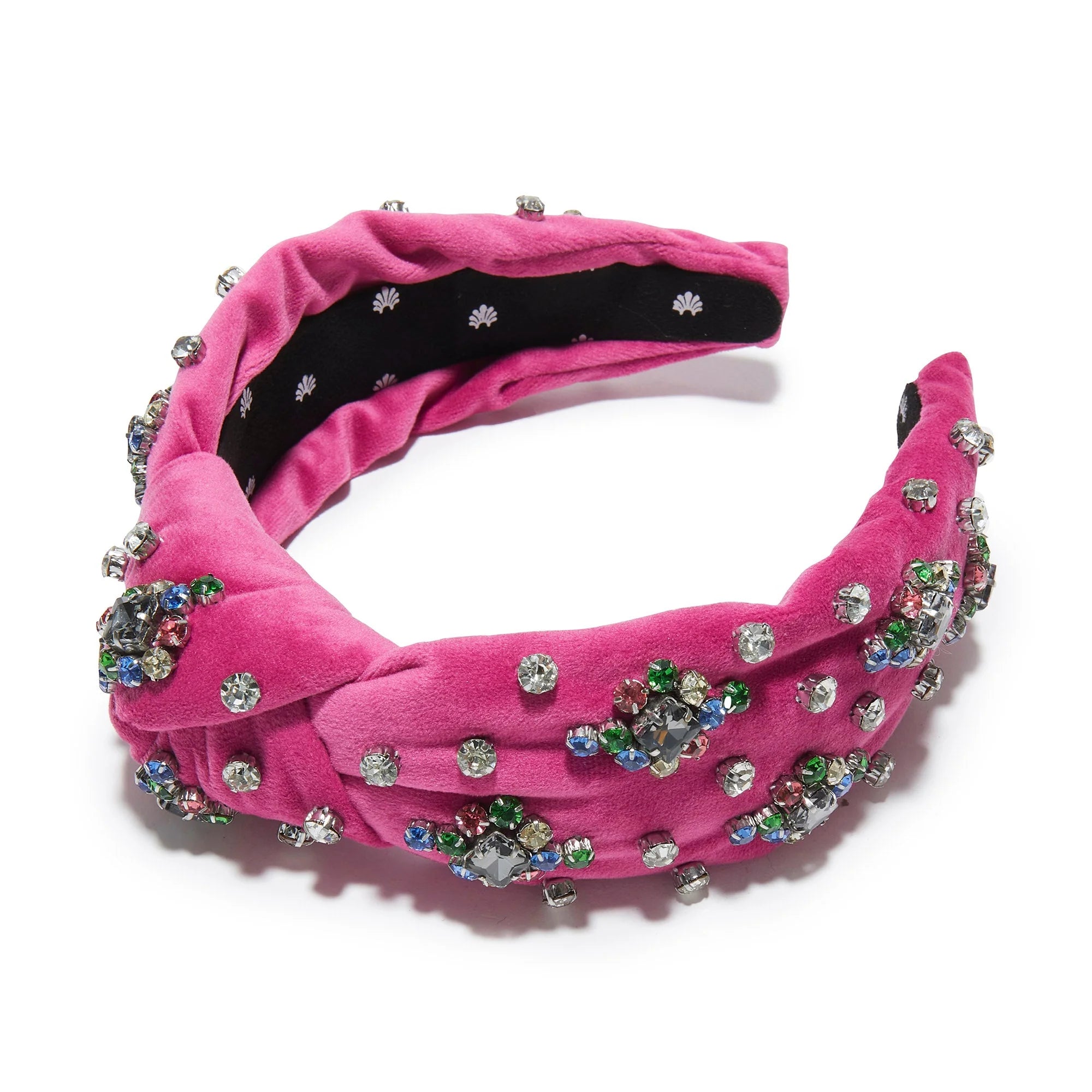 Harlequin Rainbow Knotted Twinkle Crystal Headband