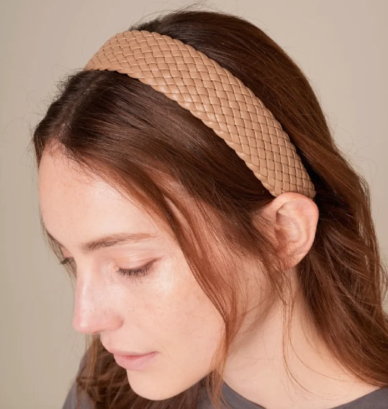 Ave Braided Leather Headband