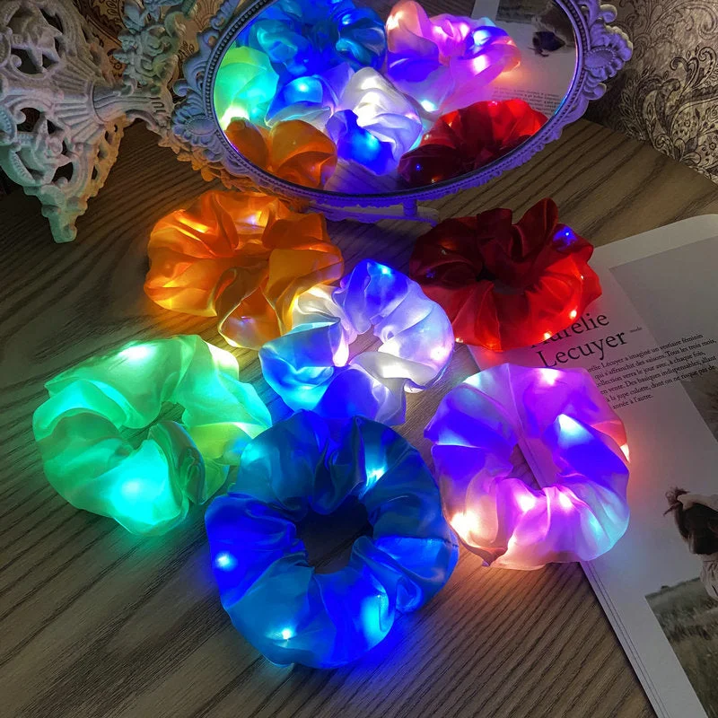 Wholesale Led Luminous Fabric Hair Rope