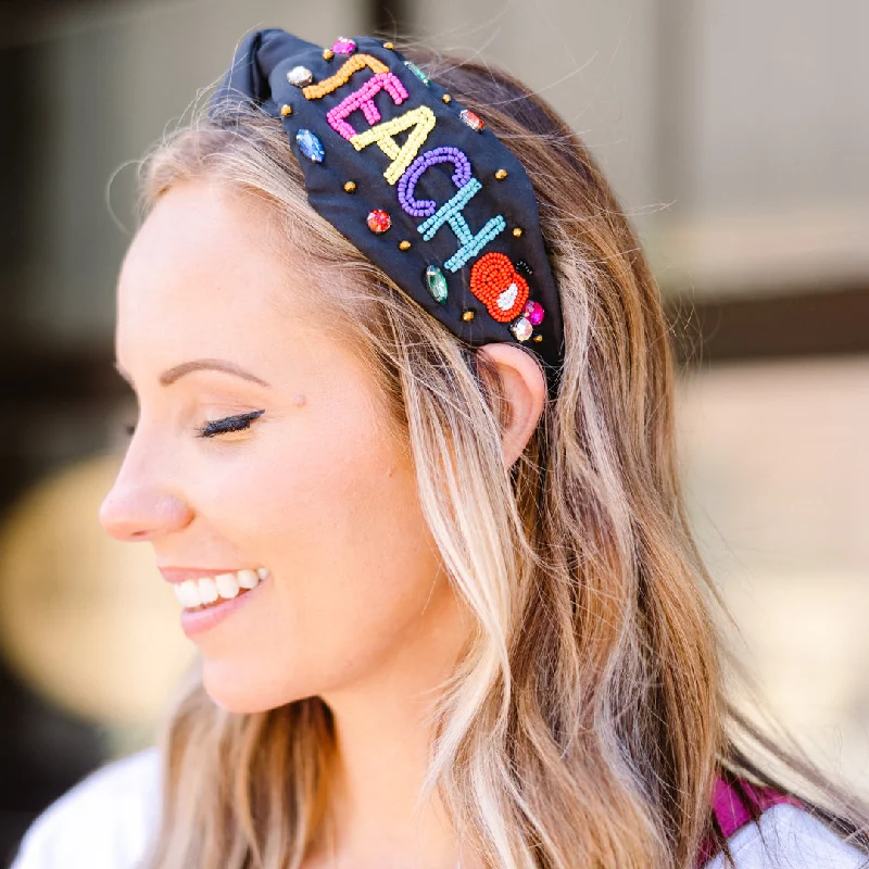 Teach More Headband, Black