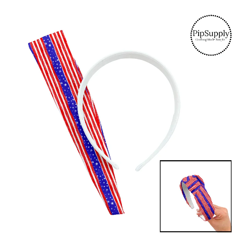 Star Spangled Banner DIY Knotted Headband Kit