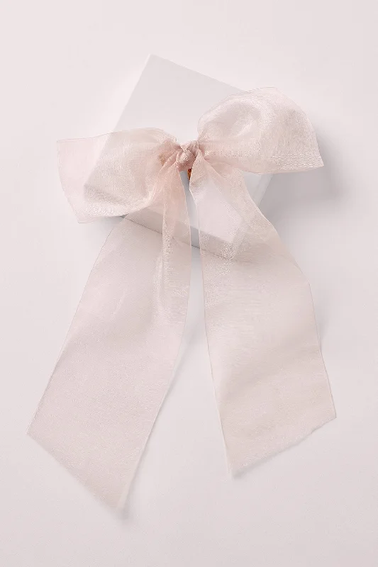 Jolie Organza Bow Ponytail Hook