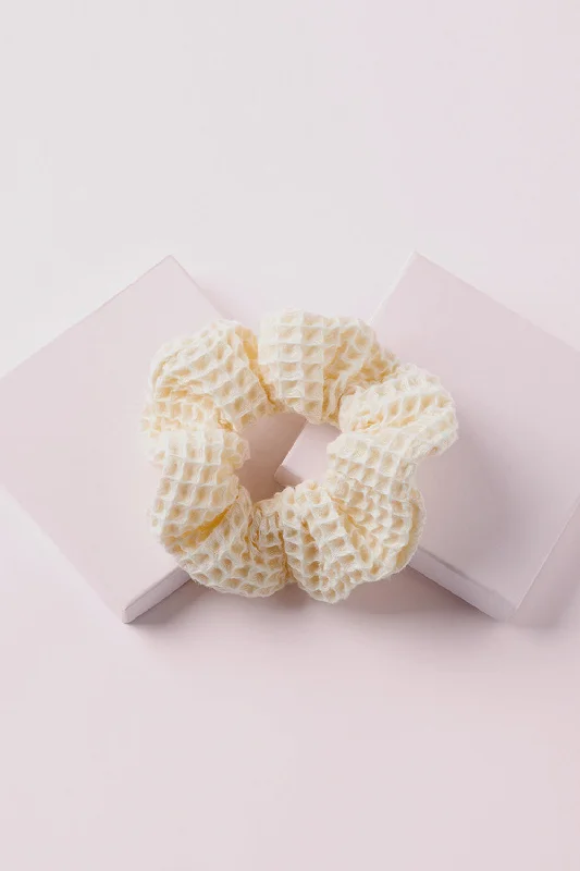 Hygge Ribbon Waffle Scrunchie