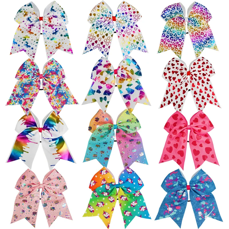 Wholesale Valentine's Day Big Bow Thread with Hair Scrunchies