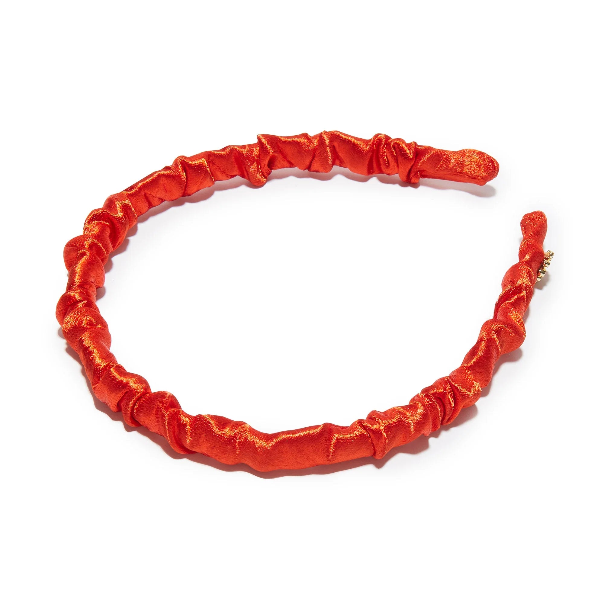 Jesse Silk Headband ~ Lipstick Red