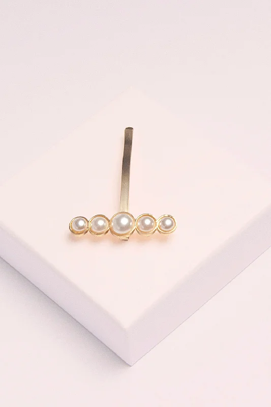 Aureate Pearl Bobby Pin