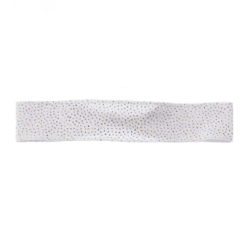 White Sparkle Non-Slip Headband