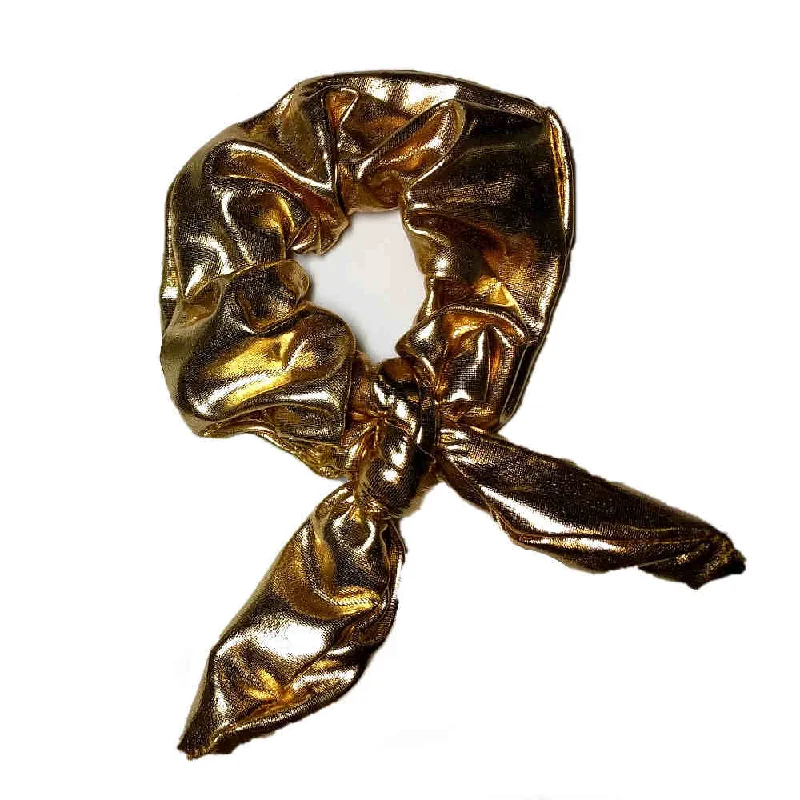 Shiny Scrunchie with Ties