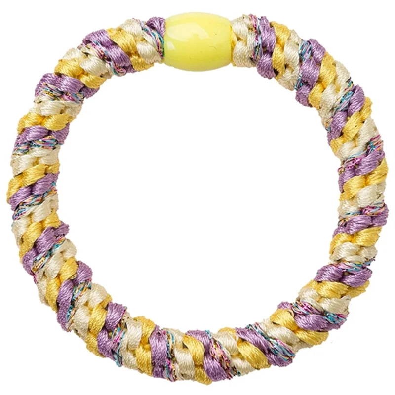 Bow's by Stær Hairties Multi Purple Yellow Glitter