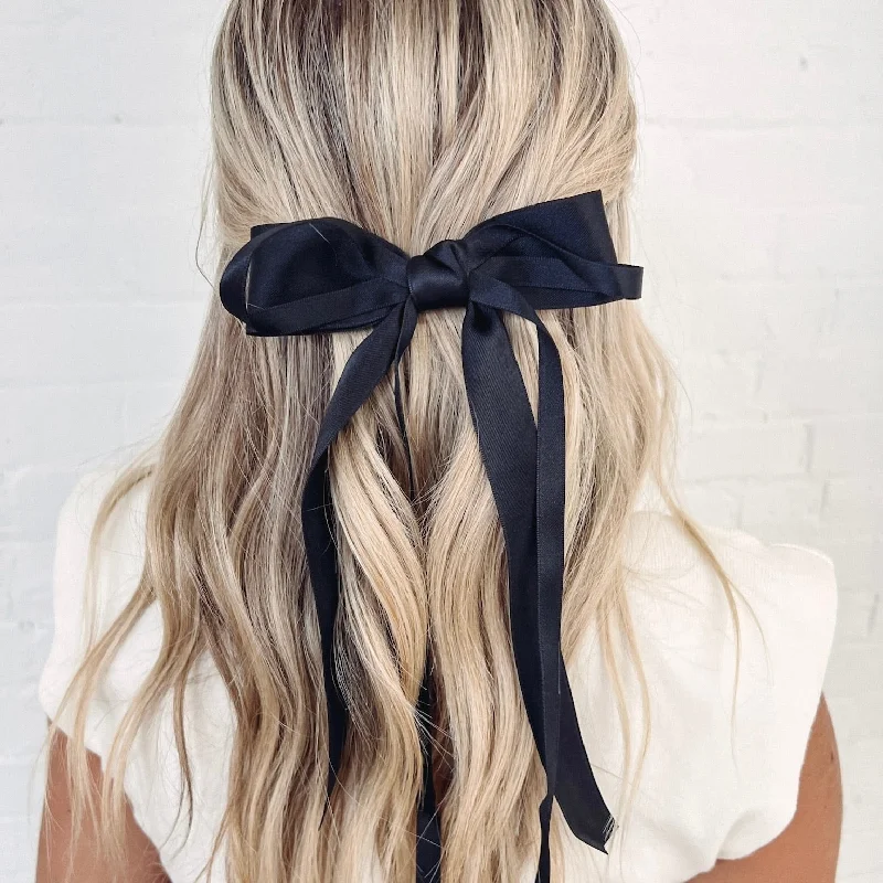 Eloise Black Bow