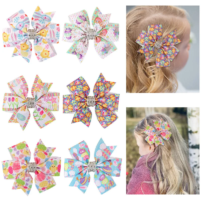 Wholesale Easter Bunny Cloth Hair Scrunchies