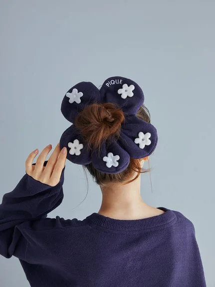 Airy Moco Flower Hair Scrunchie