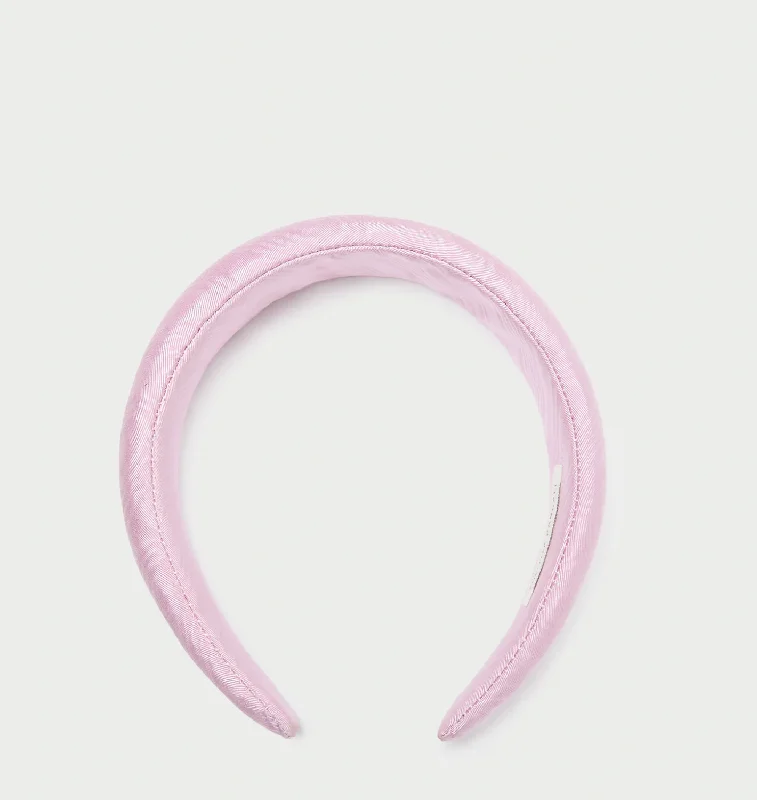 Bellamy Pink Moiré Puffy Headband