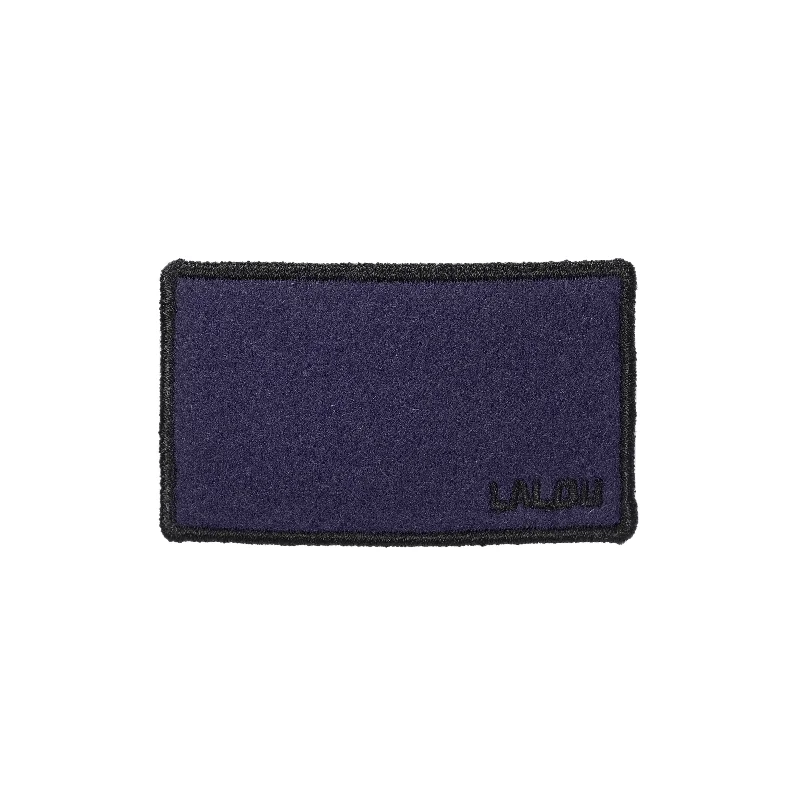 clip big rectangle felt embroidered - navy